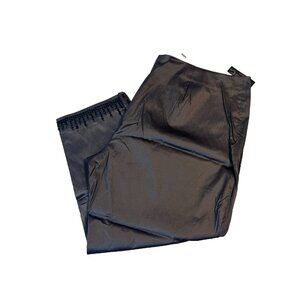 Venezia Jeans Clothing Co. Women's Black Silver Beaded Cuff Dress Pants Size 26